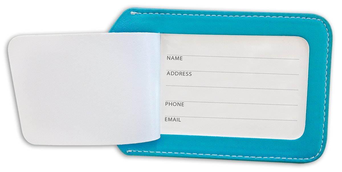 Pacifica Island Art Leatherette Luggage Tag - Puerto Rico Inspired Travel Accessory by Paul Degen | Perfect for Suitcases, Backpacks & Travel Bags