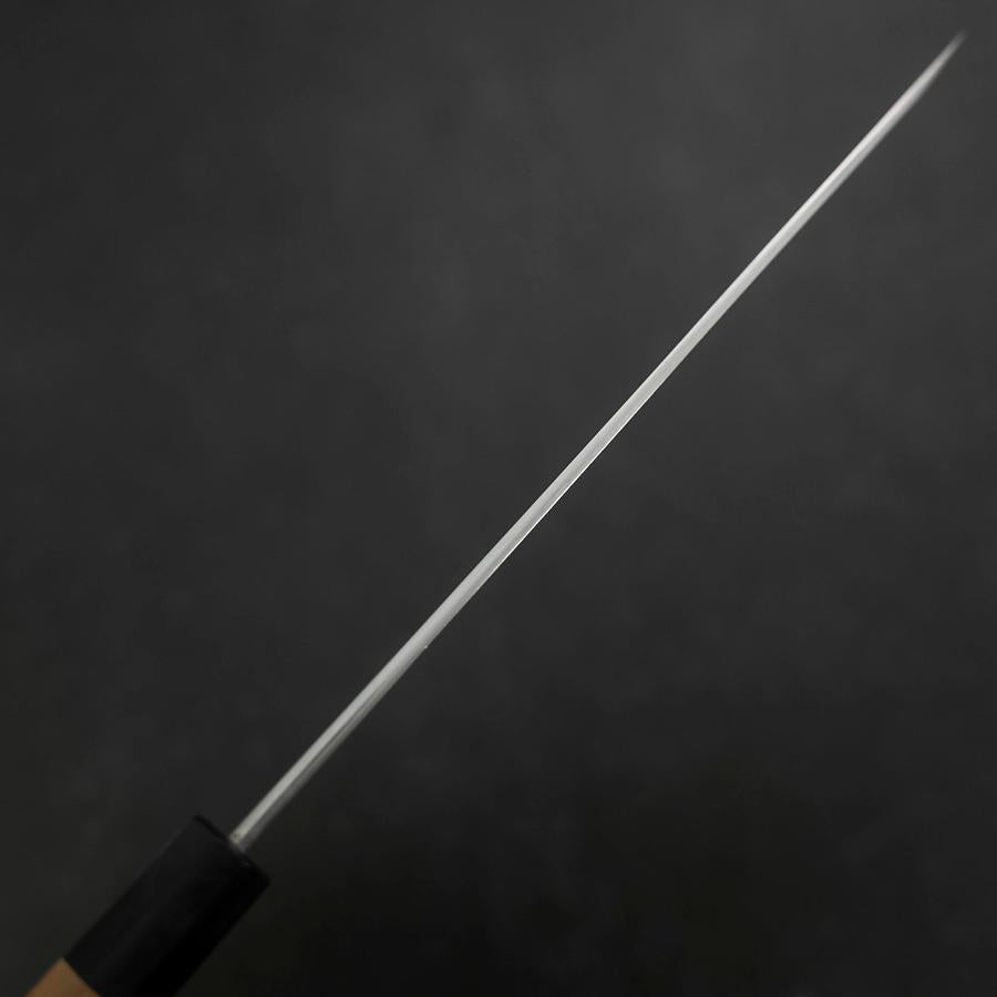 Premium Yanagiba Sushi Knife - Blue Steel #2 Kasumi Finish with Walnut Handle - 200mm Blade for Professional Sushi Chefs & Japanese Cuisine Lovers - Perfect for Slicing Raw Fish & Preparing Sashimi