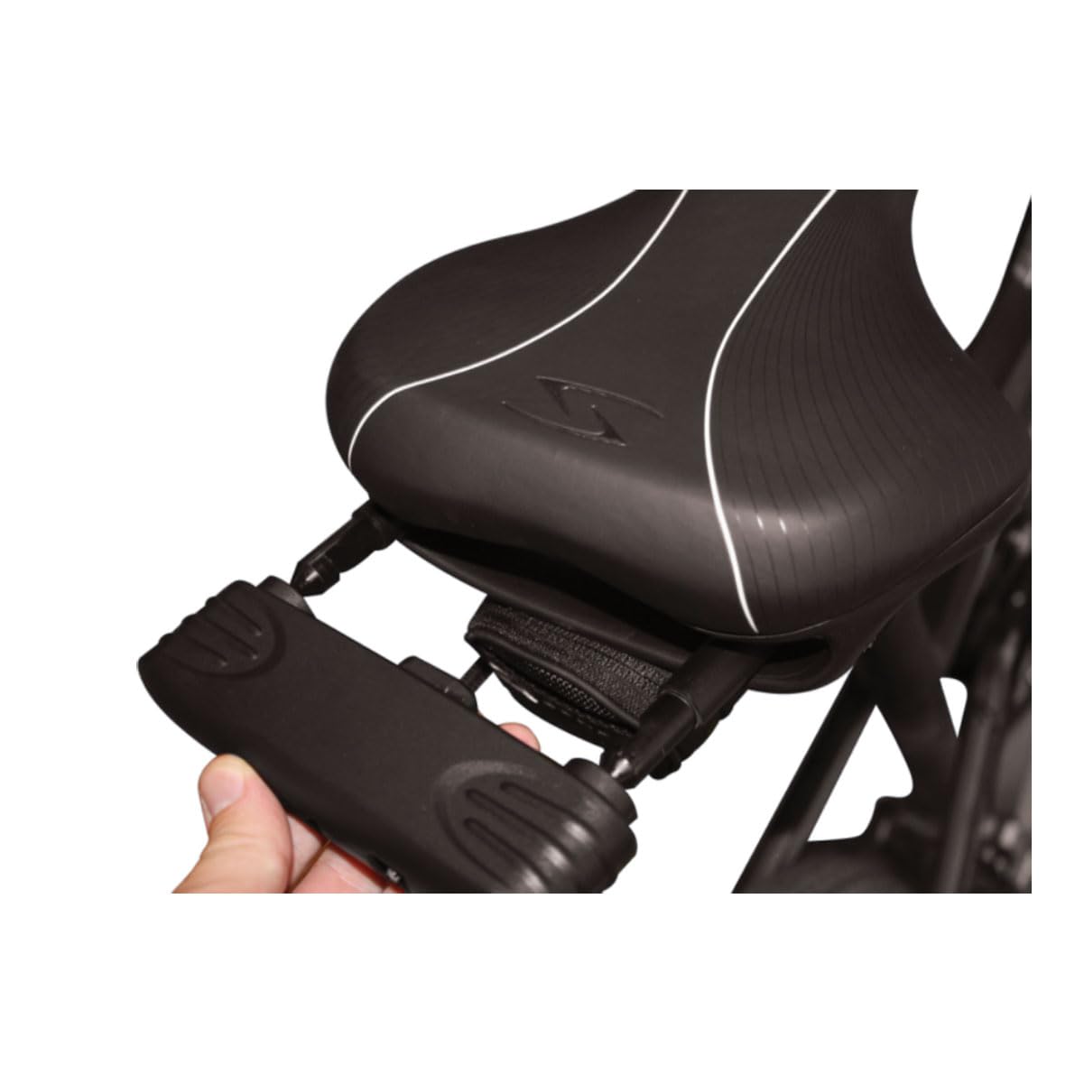 Serfas Hybrid City Vinyl Bike Saddle - Comfortable Commuter Bicycle Seat for Urban Cycling, Road Bikes & Exercise Bikes - Perfect for Daily Rides, Fitness Training & Long-Distance Cycling