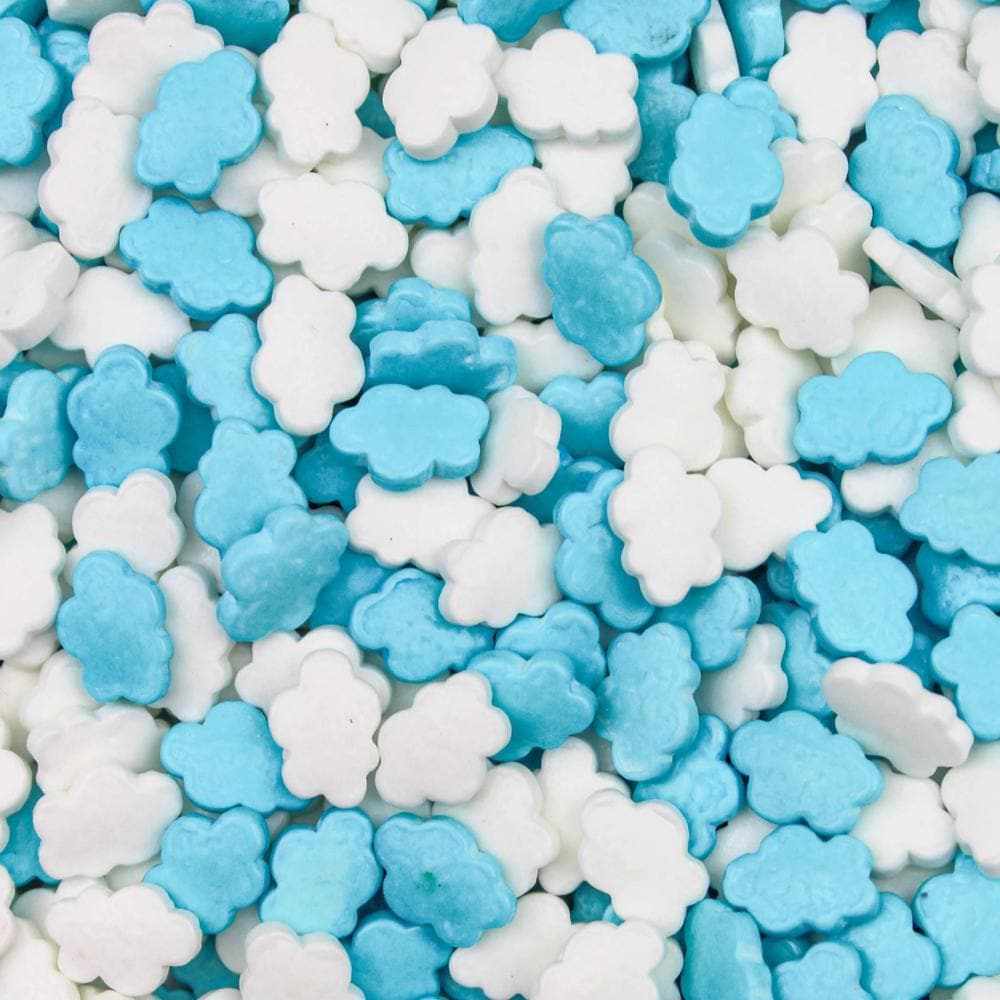 Cloud Shaped Sprinkles for Baking - Private Label Bulk Pack (48 Units/Case) - Perfect for Cupcakes, Cookies & Cake Decorating