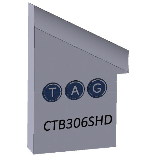 B&B Pipe Tools CTB306SHD Heavy Duty 30 Degree Bevel Cutting Tool with Step - 6mm Thick for Industrial Pipe Cutting and Metal Fabrication - Perfect for HVAC, Plumbing, and Construction Projects