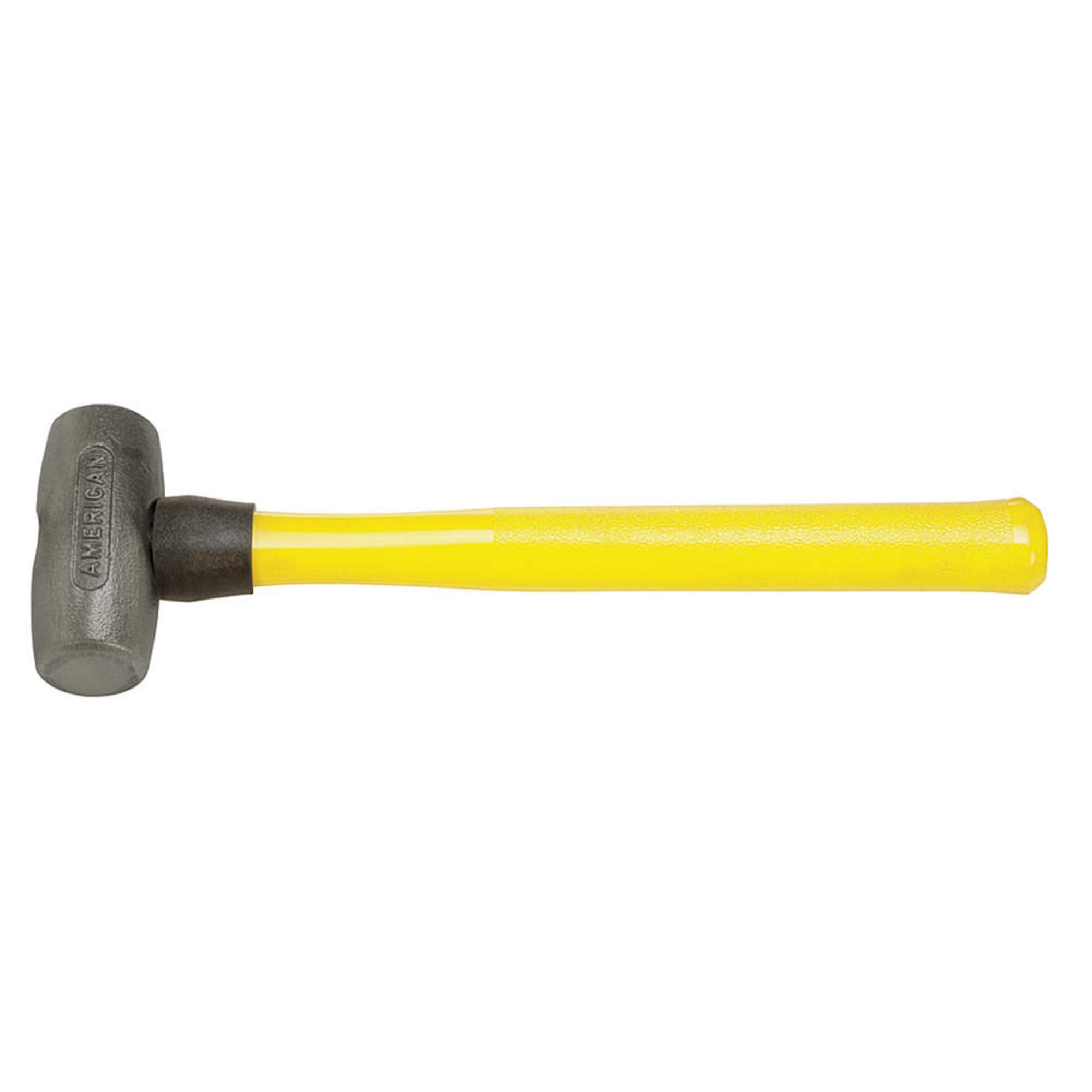 AM2ZNFG Zinc Hammer with Collar Guarded Fiberglass Shank & Cushioned Ergonomic Grip - Perfect for Construction, Woodworking, and DIY Home Improvement Projects
