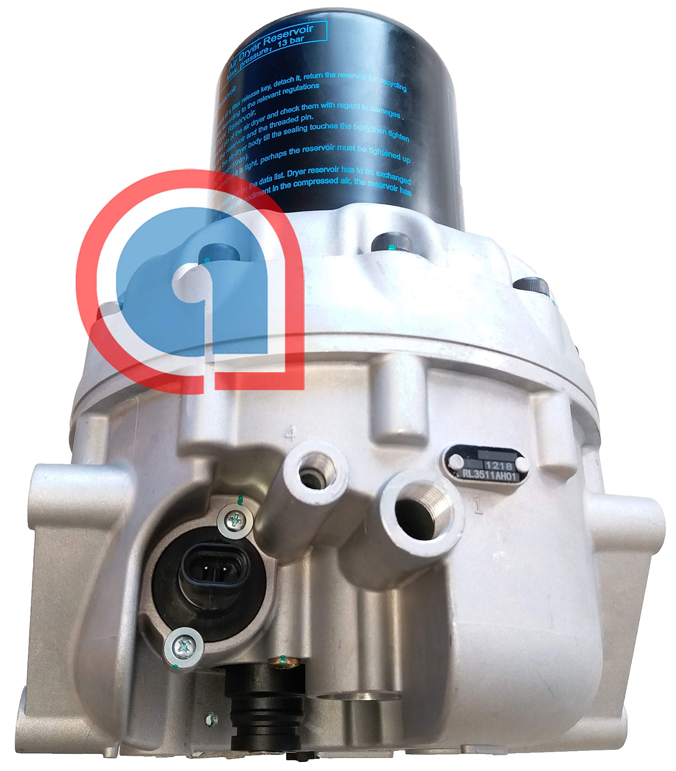 Air Dryer System Saver 1200 Plus with Integral Purge Tank | Model 432-471-101-0 | Heavy Duty Air Compressor Accessory for Trucks & Industrial Equipment