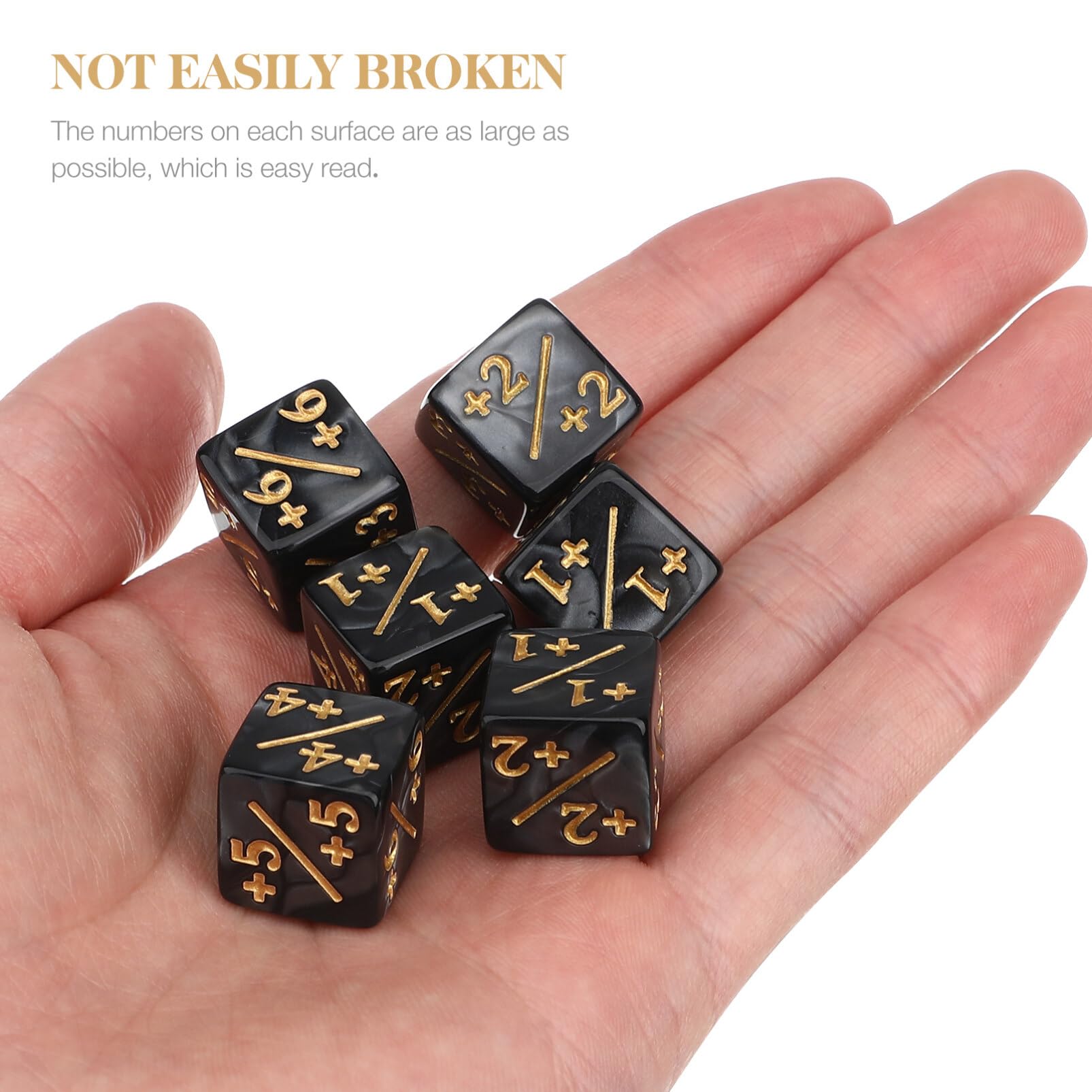 48Pcs MTG Dice Counters - D6 Cube Loyalty Tokens for Magic The Gathering Card Game Accessories | Perfect for Game Nights, Tournaments & Collectors
