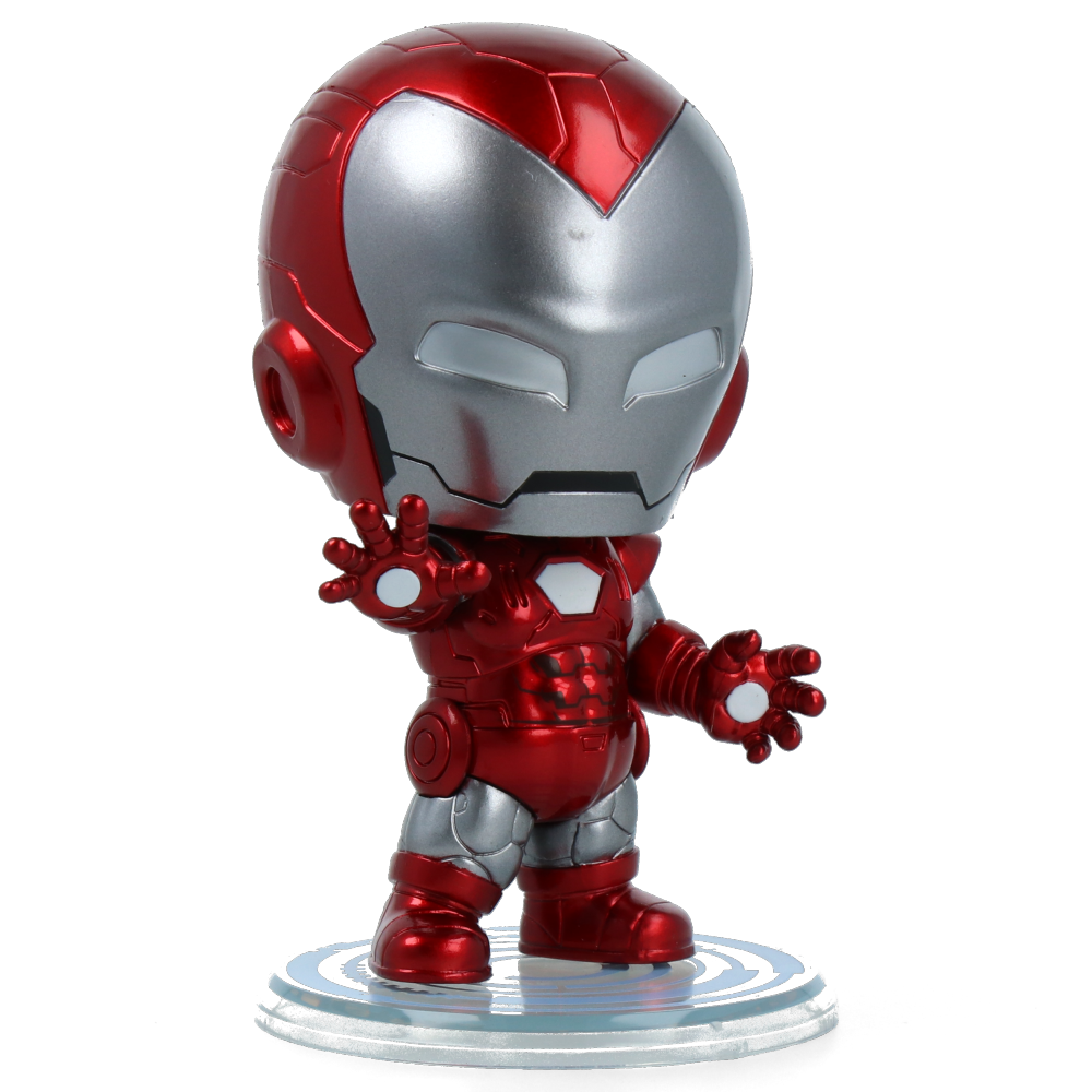 Marvel Comics Iron Man Silver Centurion Armor Cosbaby Figurine - Collectible Action Figure for Display, Gifts & Marvel Fans