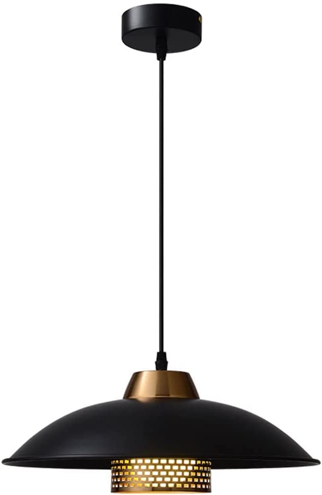 Nordic Hanging Lamp - Retro Industrial Pendant Light with Semi Flush Mount, Modern Metal Chandelier for Kitchen Island, Dining Room, Living Room & Barn | Vintage Style Ceiling Fixture for Home Decor