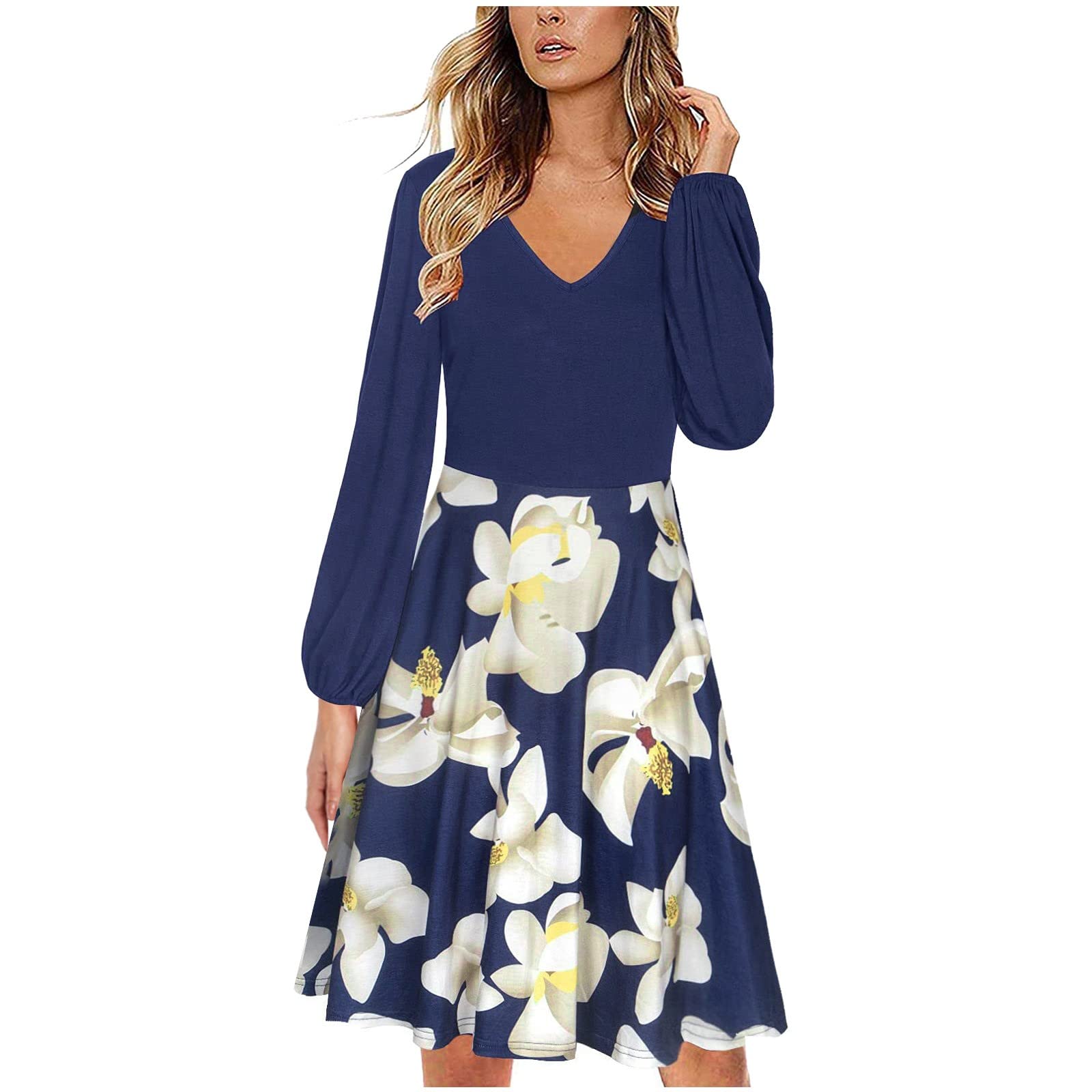 Women's Summer Lace-Up Sling Dress - Knee-Length Casual Printed V-Neck Sleeveless Black Dress | Perfect for Beach Vacations, Date Nights & Summer Parties