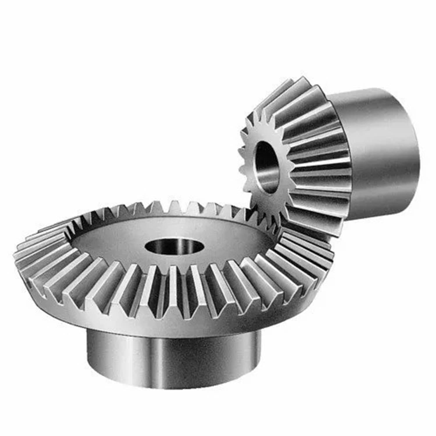 2Pcs 20T 2 Module Bevel Gear Set - 16mm Hole Tapered Pinion Gears for Mechanical Hardware & DIY Projects - Perfect for Robotics, RC Cars, and Industrial Rotation Systems