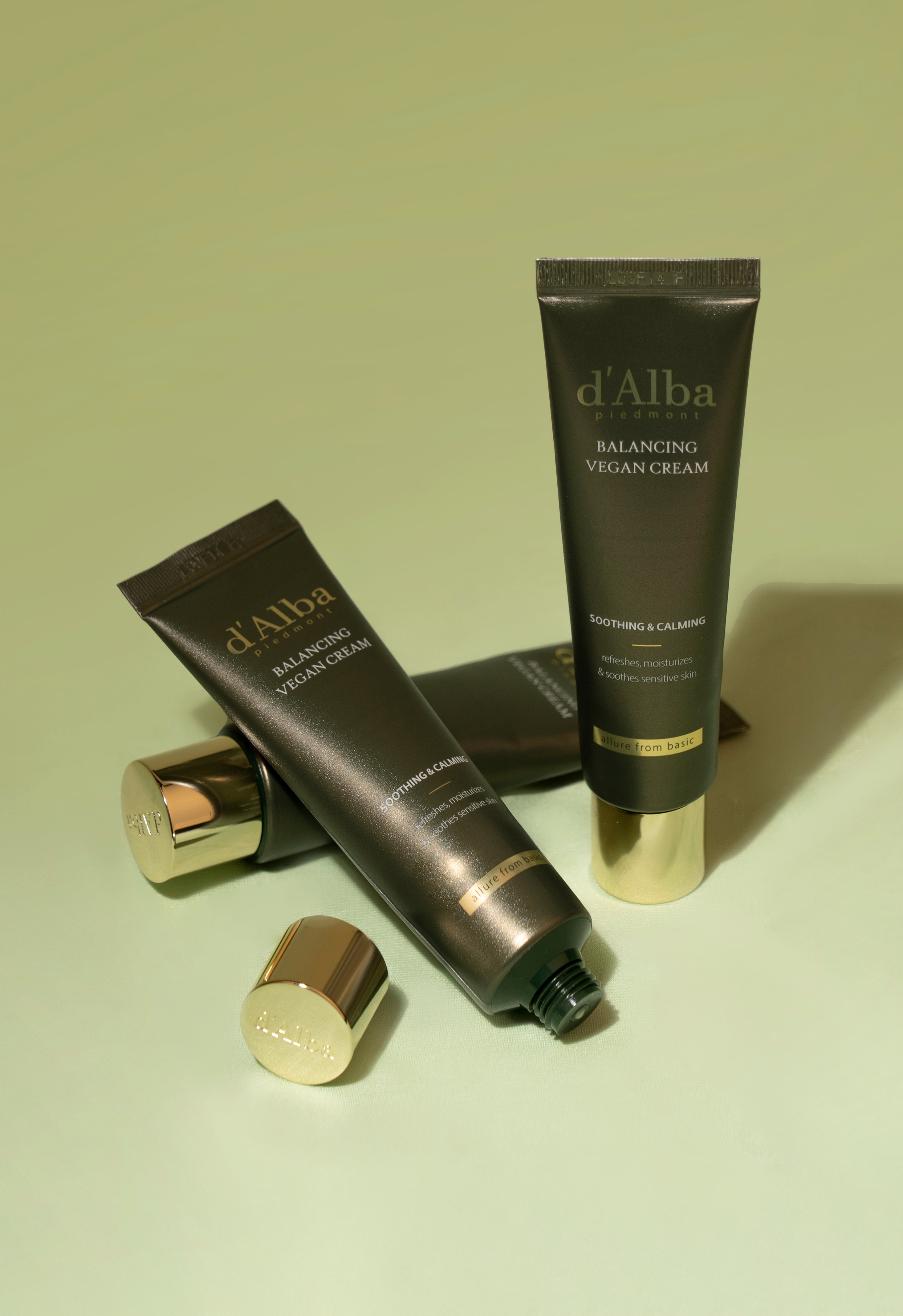 d'Alba Mild Skin Balancing Vegan Cream 55ml - Hydrating Moisturizer for Sensitive Skin | Day & Night Face Cream for Dry, Oily & Combination Skin Types