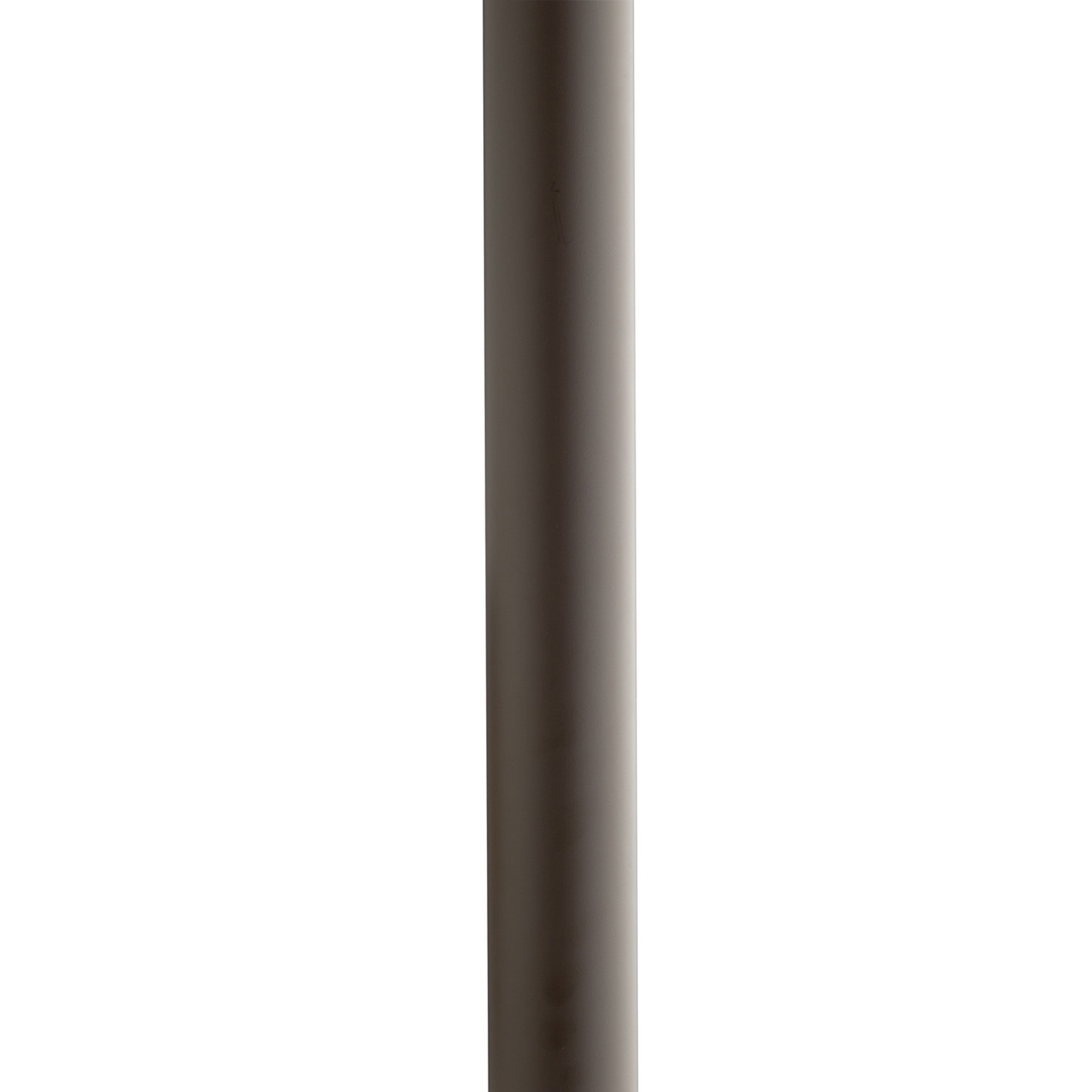 7 ft Light Post with Ladder Rest - Direct Burial Aluminum Pole - 3 Inch Round Bronze Finish Outdoor Lighting for Garden, Pathway, and Driveway