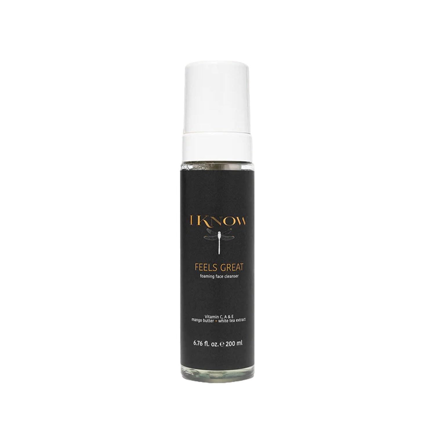 IKNOW FEELS GREAT Foaming Face Cleanser - Gentle Deep Cleansing Facial Wash for Refreshing Skin Care, Hydrating & Moisturizing Daily Face Wash (6.76 OZ) - Perfect for Morning & Night Routine, Travel-Friendly Skincare Essential