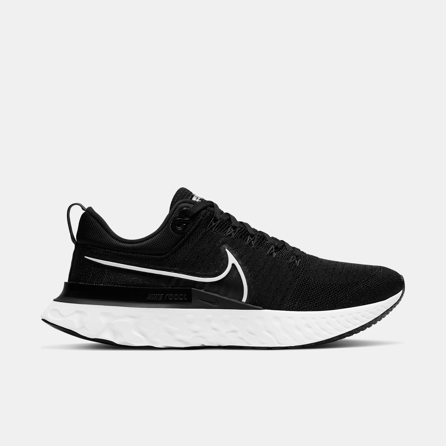 Nike React Infinity Run FK 2 Men's Running Shoes - Black/White/Grey - Size 13 | Lightweight Cushioned for Long-Distance Running, Jogging & Gym Workouts