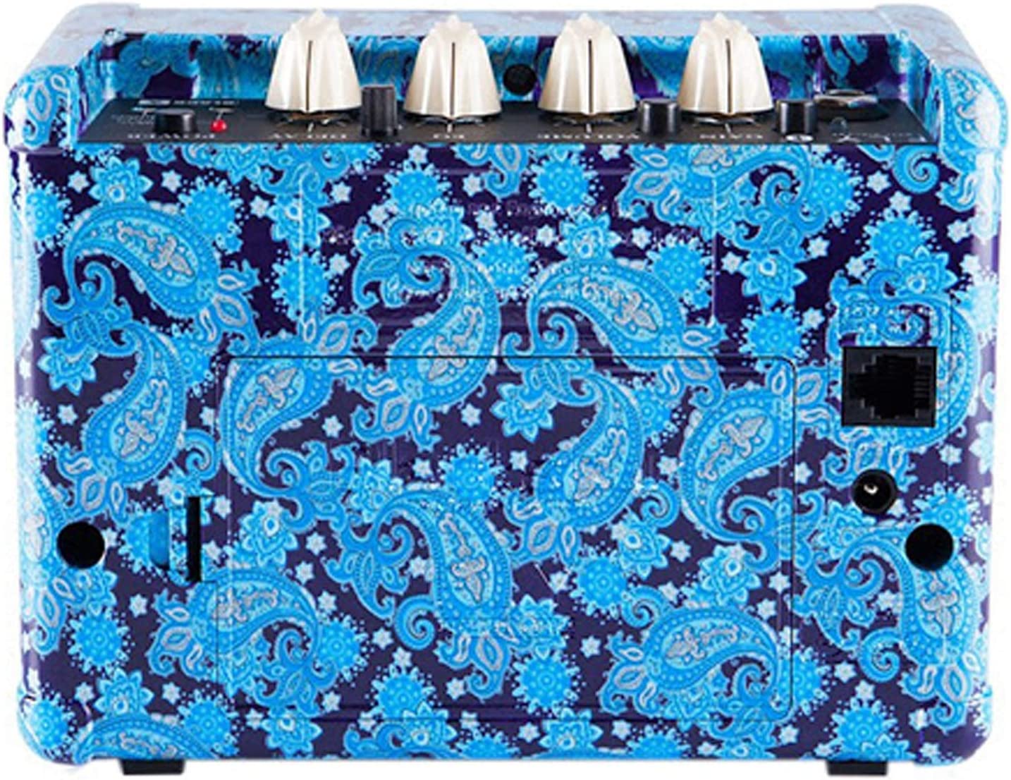 Blackstar Fly 3 Blue - 3 Watt 1x3 Guitar Combo Amplifier with Bluetooth & Purple Paisley Design - Perfect for Home Practice, Travel, and Small Gigs