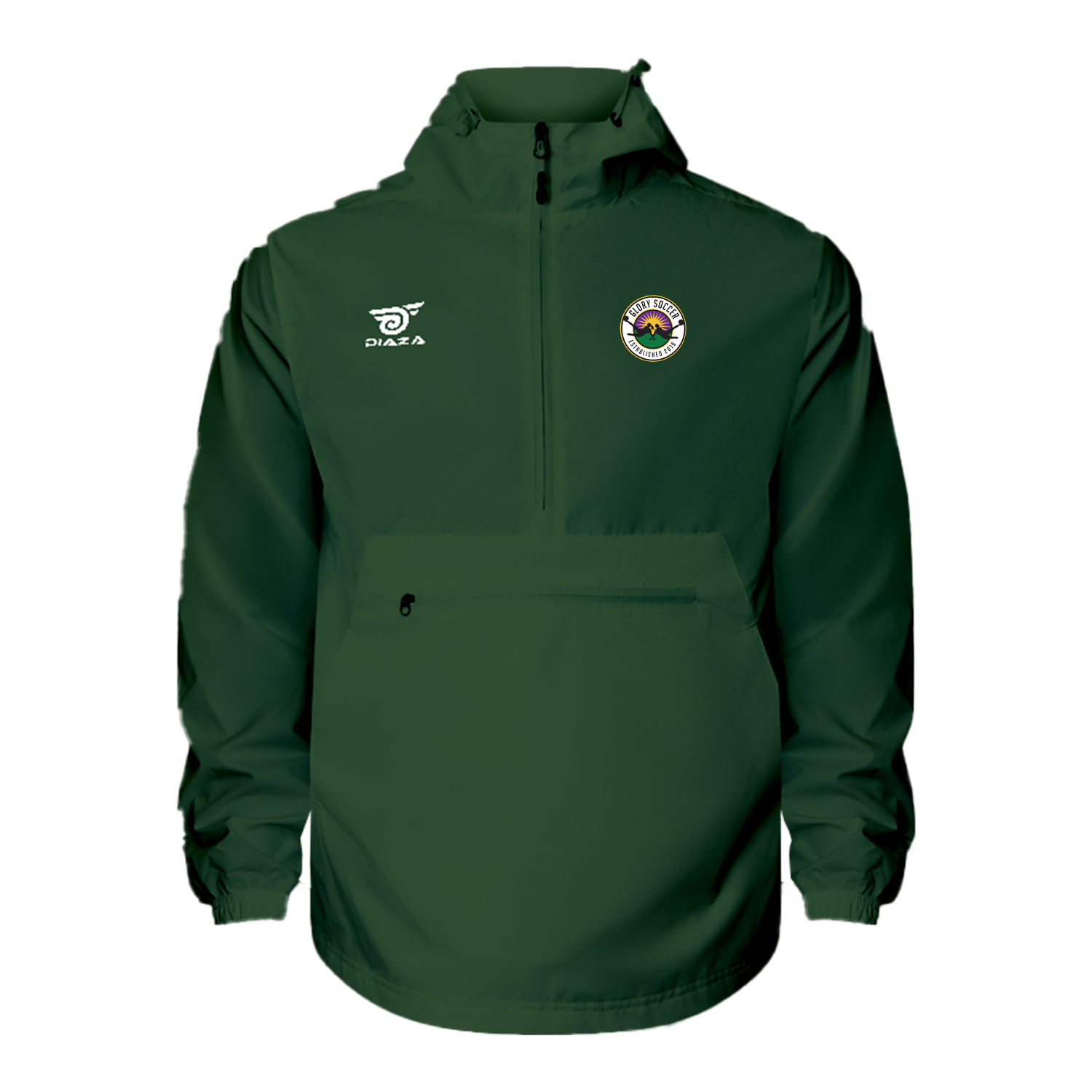 Glory 3/4 Alpine Green Waterproof Hiking Jacket - Lightweight Windproof Outdoor Gear for Camping, Trekking & Mountain Climbing