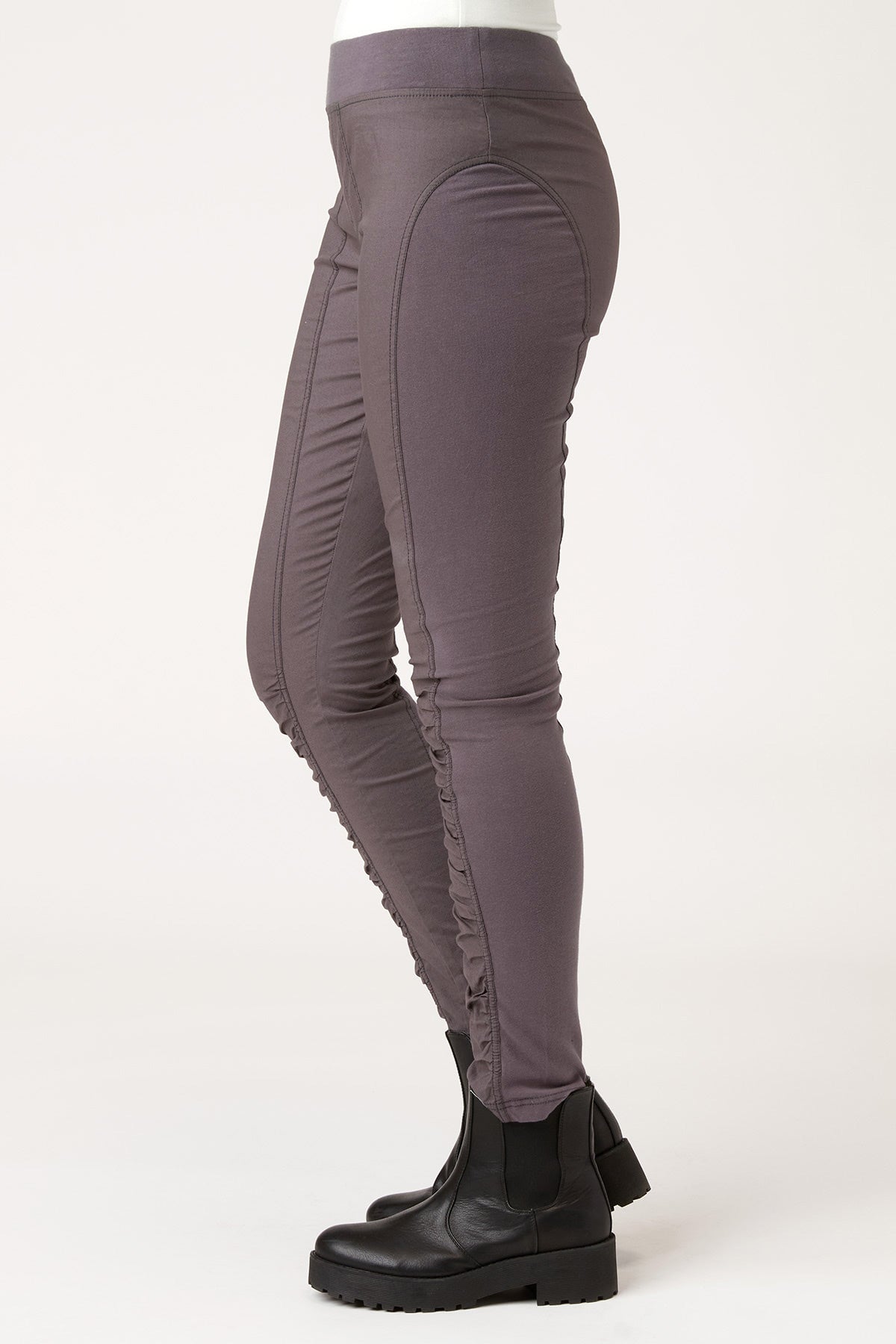 Women's High Waist Alexa Leggings - Charcoal Black for Yoga, Workout & Everyday Wear | Stretchy & Comfortable Fitness Pants