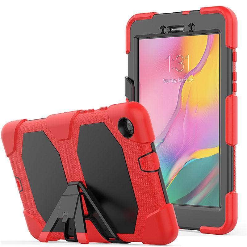 Samsung Galaxy Tab A 8.0 (2019) T290 T295 T297 Shockproof Heavy Duty Stand Case - Protective Cover for Work, Travel & Home Use
