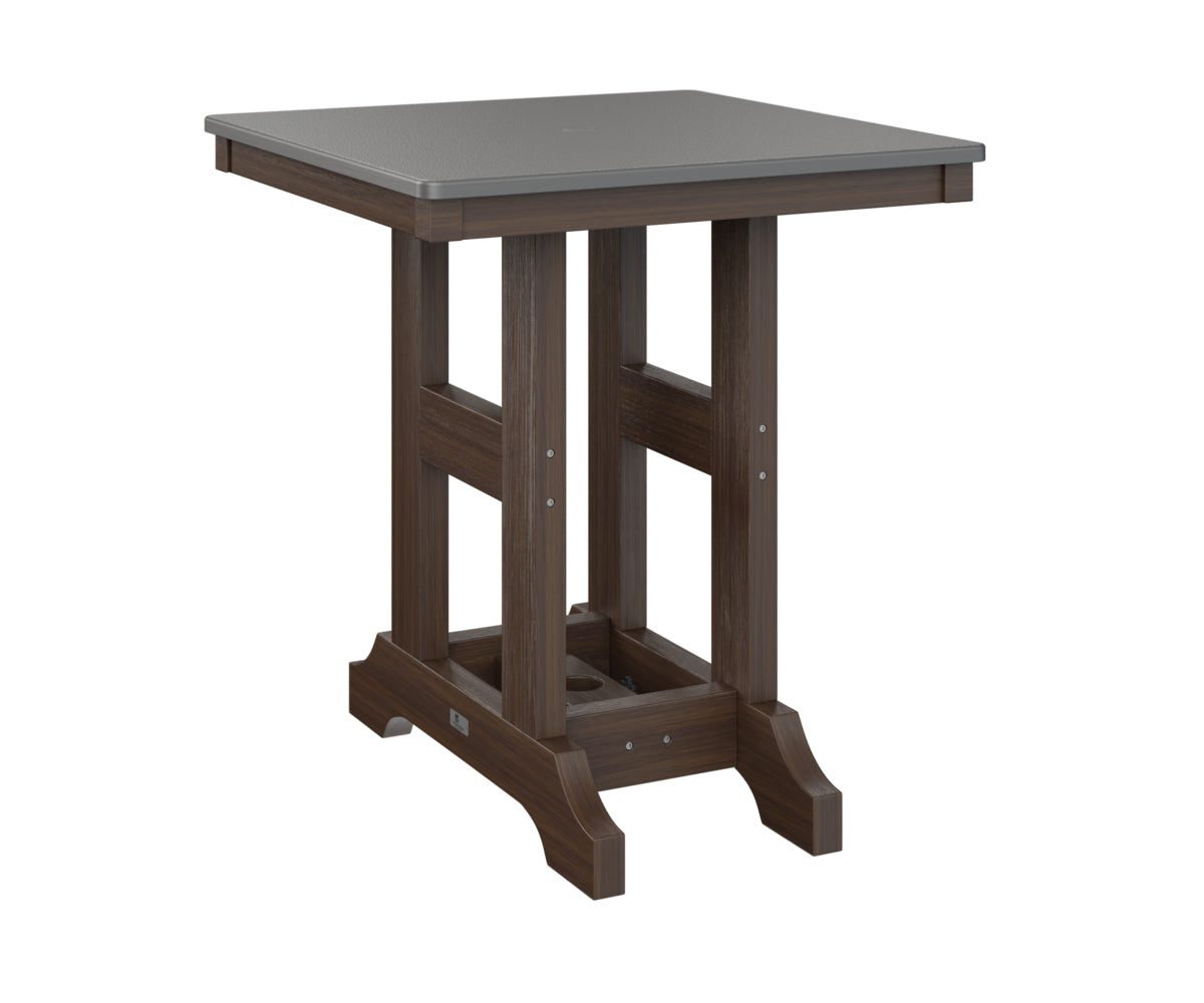 Berlin Gardens Garden Classic 28 Inch Square Outdoor Dining Table - Perfect for Patio, Deck, and Backyard Entertaining