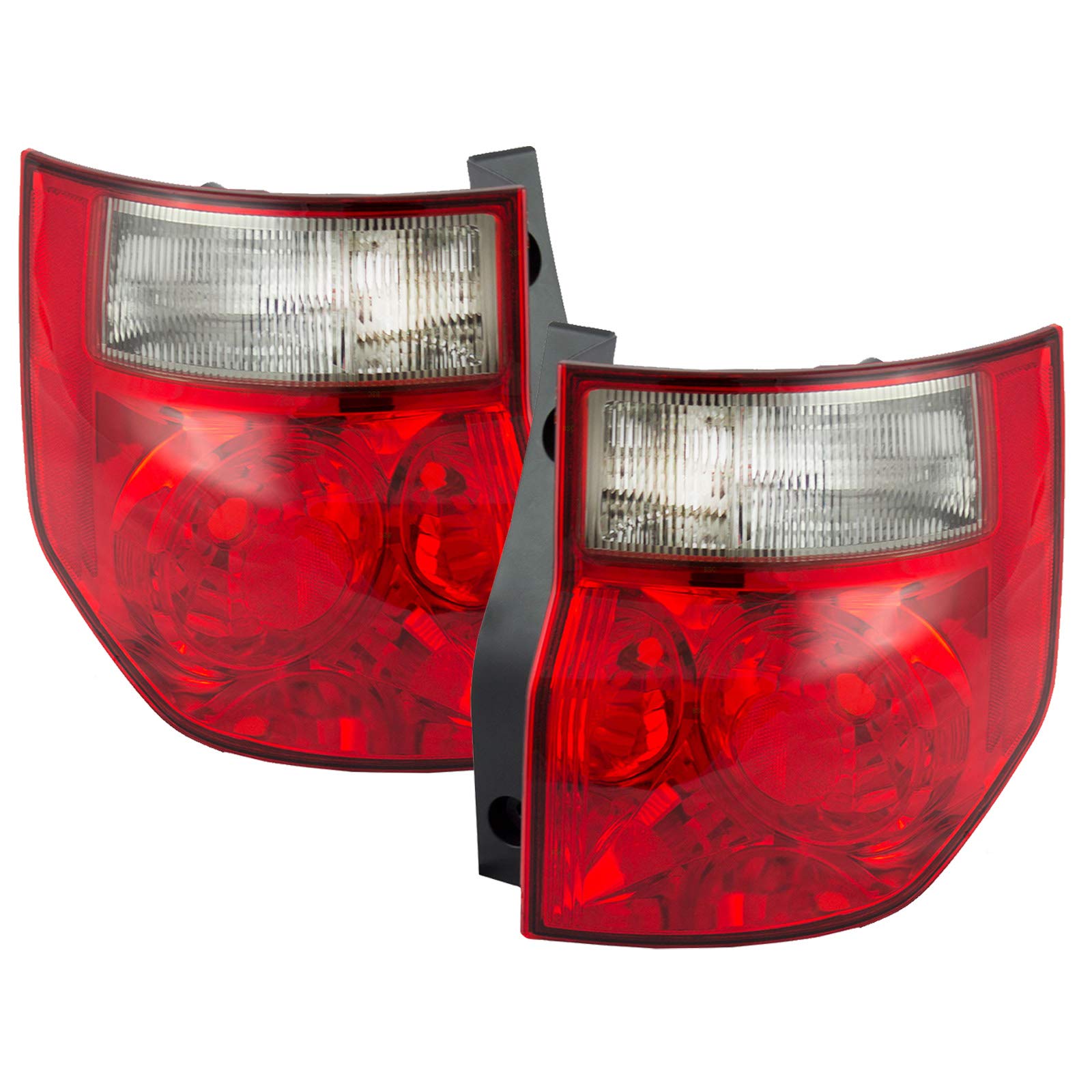 HEADLIGHTSDEPOT Honda Element Tail Lights Pair - Compatible with 2003-2008 Models (07-08 EX/LX) - Left Driver & Right Passenger Side - Perfect for Night Driving & Car Upgrades