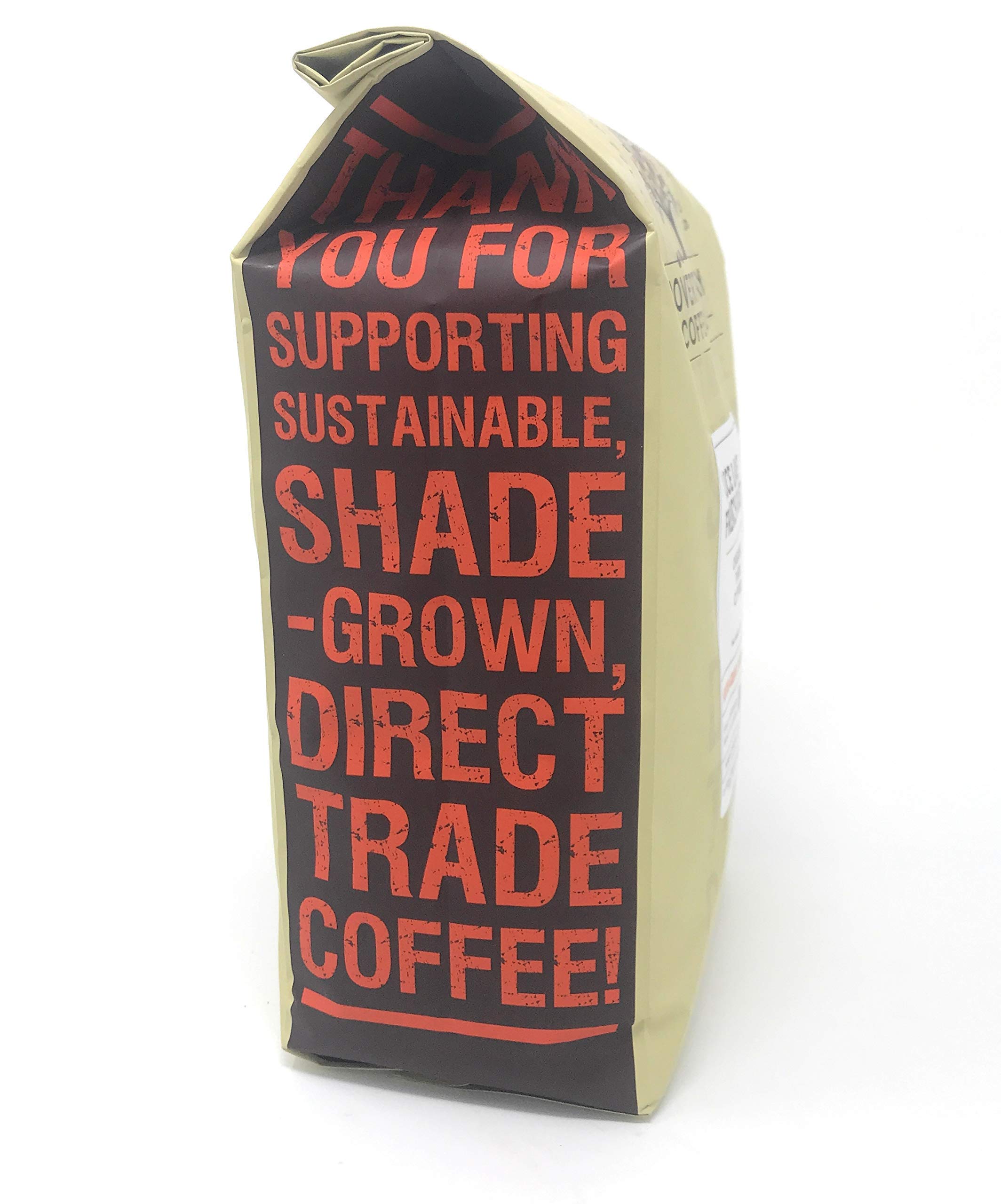 Organic Dark Roast Ground Coffee Beans - Premium Freshly Roasted by Poverty Bay Coffee Company, 2lb Bag - Rich & Bold Flavor for Morning Brew, Office or Camping Use
