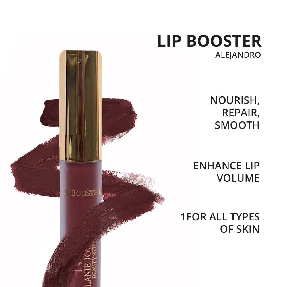 **Mela Beauty Studio Matte Lip Booster with Hyaluronic Acid & Collagen – 12 Hour Long-Lasting, Nourishing Lipstick for Smooth, Hydrated Lips | Perfect for Daily Wear, Date Nights & Professional Makeup Looks (Alejandro)**