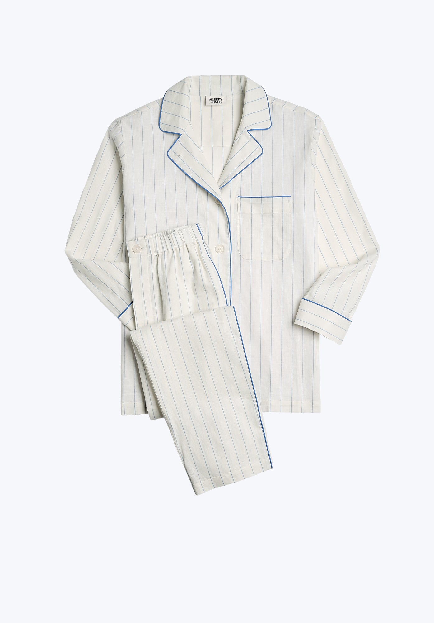 Linen-Cotton Baker Stripe