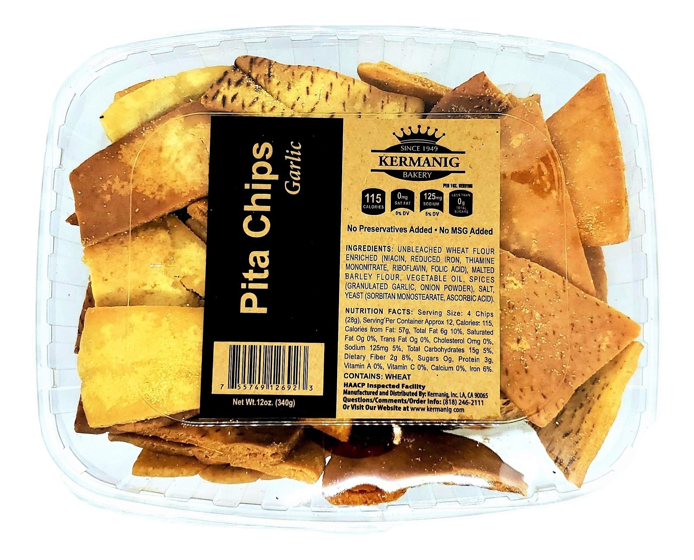 **Garlic Pita Chips - Crunchy & Flavorful Snack for Parties, Dips & Healthy Eating | Gluten-Free & Vegan**
