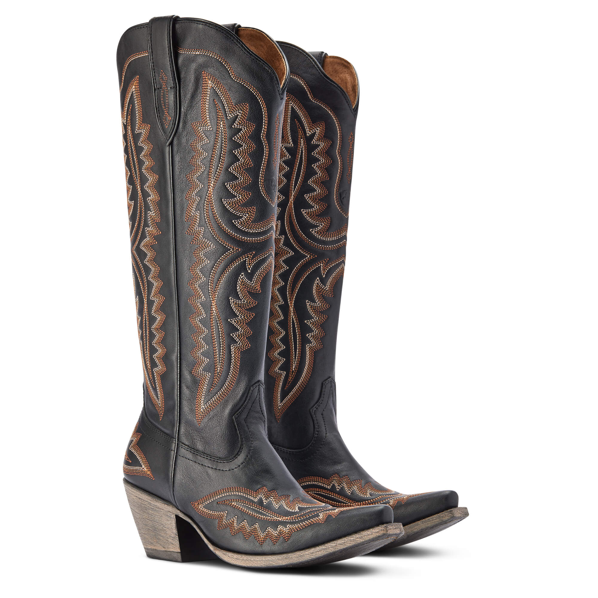 Ariat Black Casanova Brooklyn Boots for Men - Western Cowboy Boots with Comfortable Fit - Perfect for Riding, Work & Casual Wear