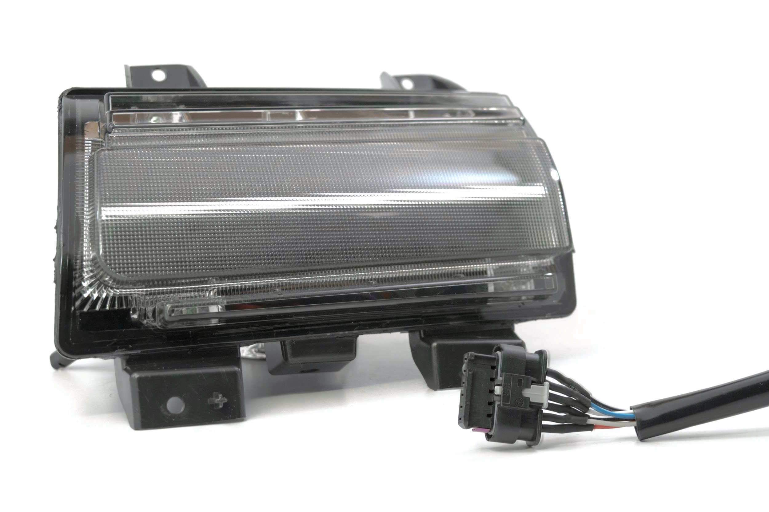 Morimoto XB LED Turn Signals - Smoked Housing for 2018+ Jeep Wrangler JL | Plug & Play Switchback Lights (Amber/White) with Anti-UV Coating | Easy Installation for Off-Road & Daily Driving (1x LF510)