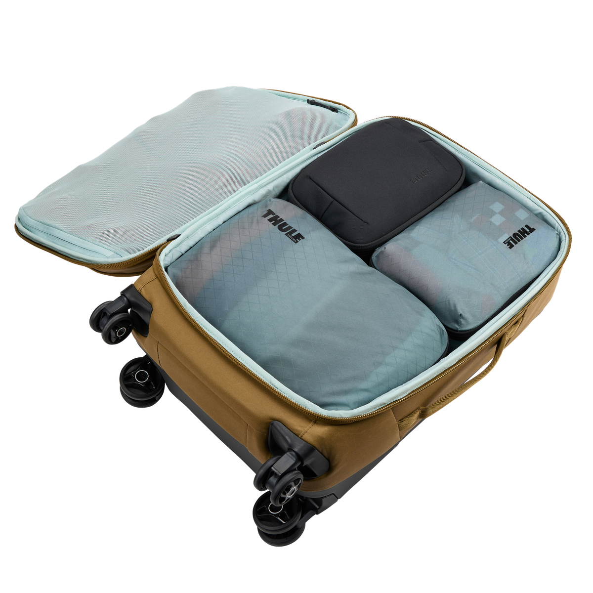 Space-Saving Compression Cube Set - Pond Grey - Perfect for Travel, Closet & Drawer Organization