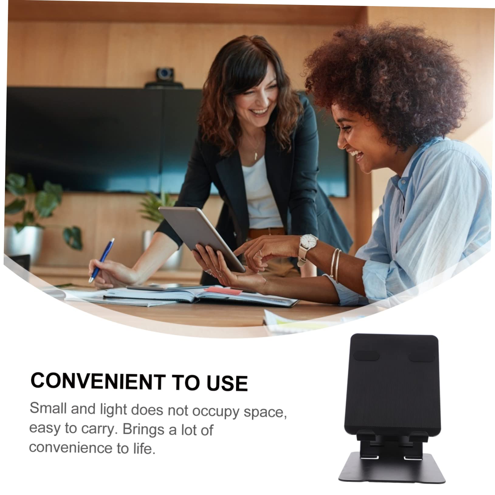 UKCOCO Adjustable Phone Holder Stand - Multi-Function Phone/Tablet Mount with Pill Storage - Perfect for Desk, Car, Bedside & Travel Use