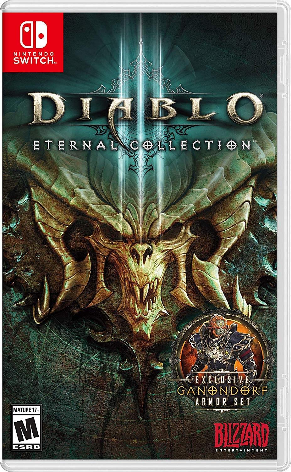 Diablo 3 Eternal Collection for Nintendo Switch - Action RPG Game with Reaper of Souls & Rise of the Necromancer - Perfect for On-the-Go Gaming & Multiplayer Adventures