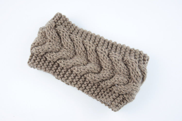 Warm Acrylic Thick Wool Knitted Headband for Women - Winter Fashion Hair Accessories - Perfect for Outdoor Activities & Cold Weather