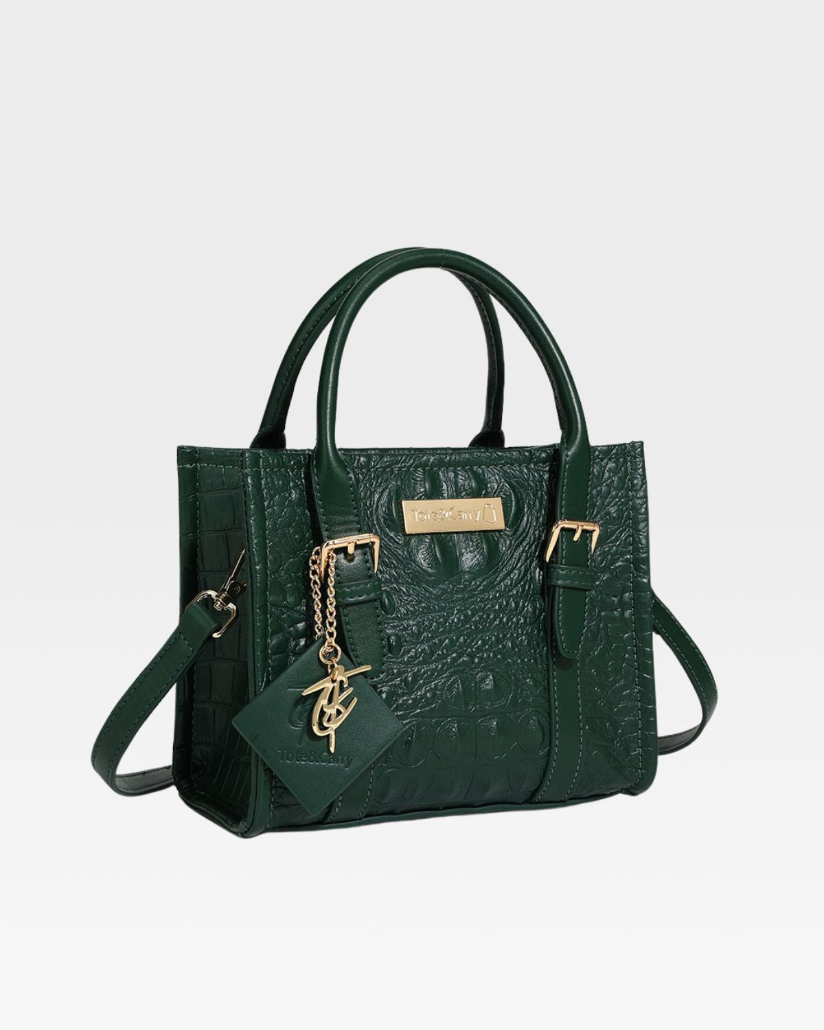 Apollo 2 Mini Tote Bag - Emerald Green Eco-Friendly Crossbody Purse for Women | Perfect for Work, Travel & Everyday Use