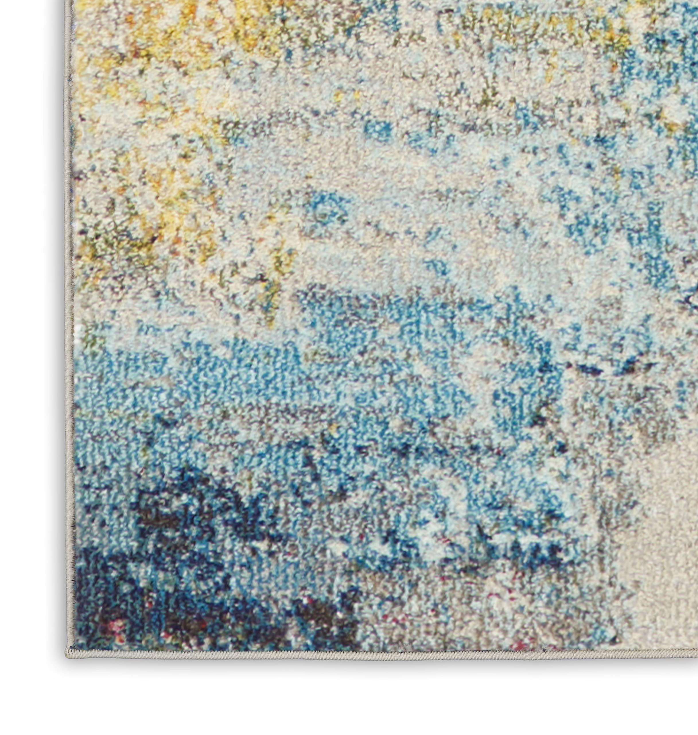 Nourison Celestial Modern Abstract Sealife 7'10