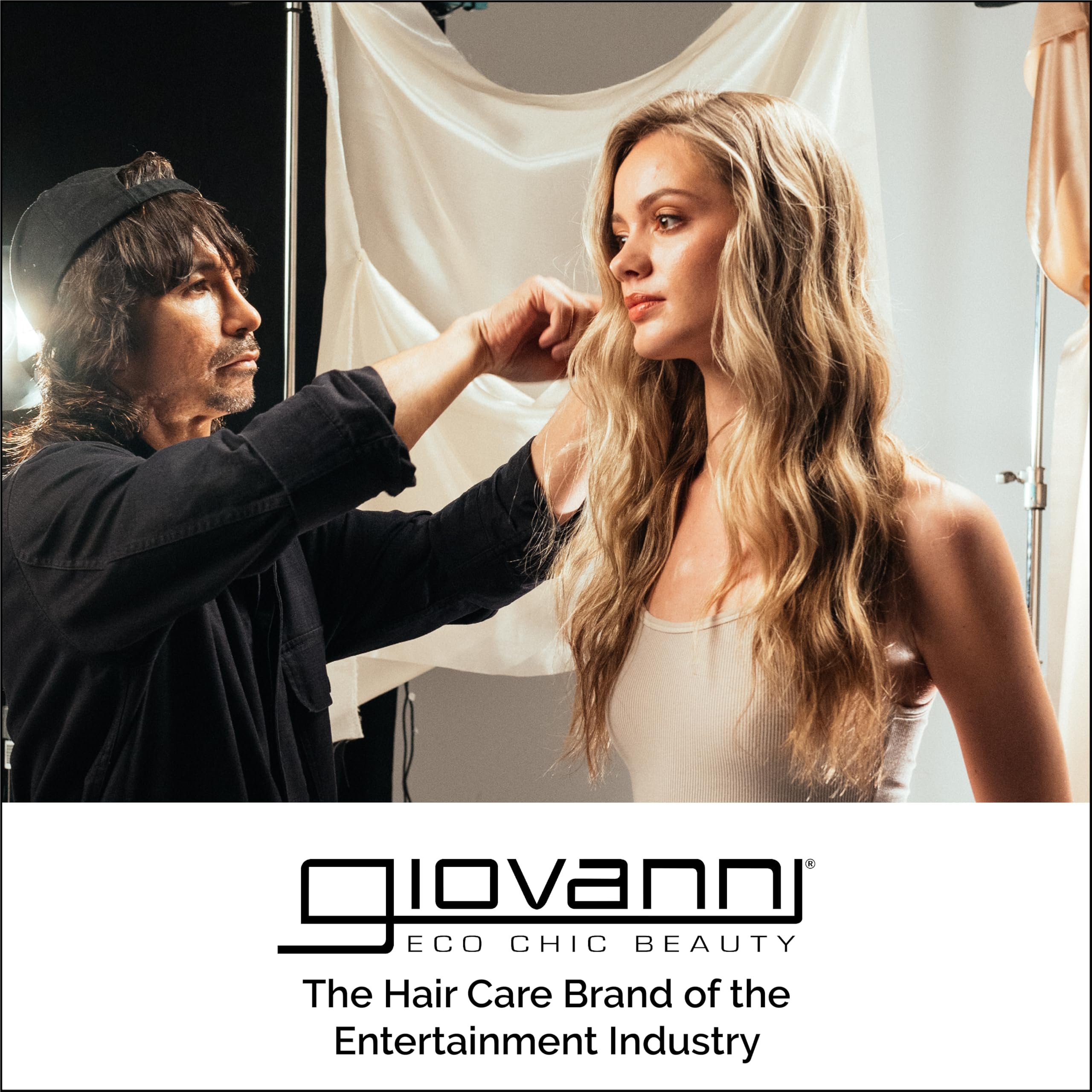 GIOVANNI Smooth As Silk Deeper Moisture Conditioner for Frizzy Hair - Hydrating & Detangling Leave-In Treatment with Natural Botanicals, Apple & Aloe - Sulfate & Paraben Free, Color Safe - 8.5 oz - Perfect for Daily Wash & Go, Co-Wash Routine & Dry/Damaged Hair Care