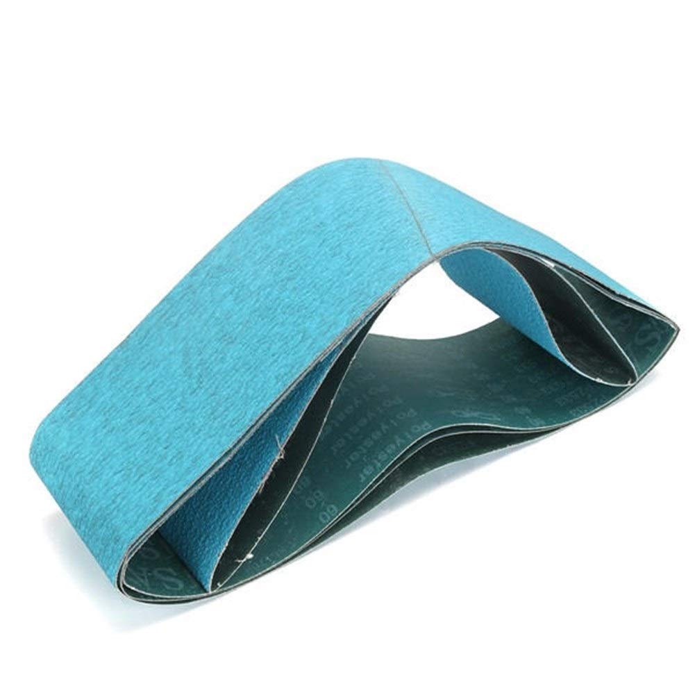 4-Piece 6x48 Inch Mixed Grit Sanding Belts (40/60/80/120) - Premium Abrasive Grinding Tool for Woodworking & Metal Polishing - Perfect for Belt Sanders, DIY Projects & Professional Workshops