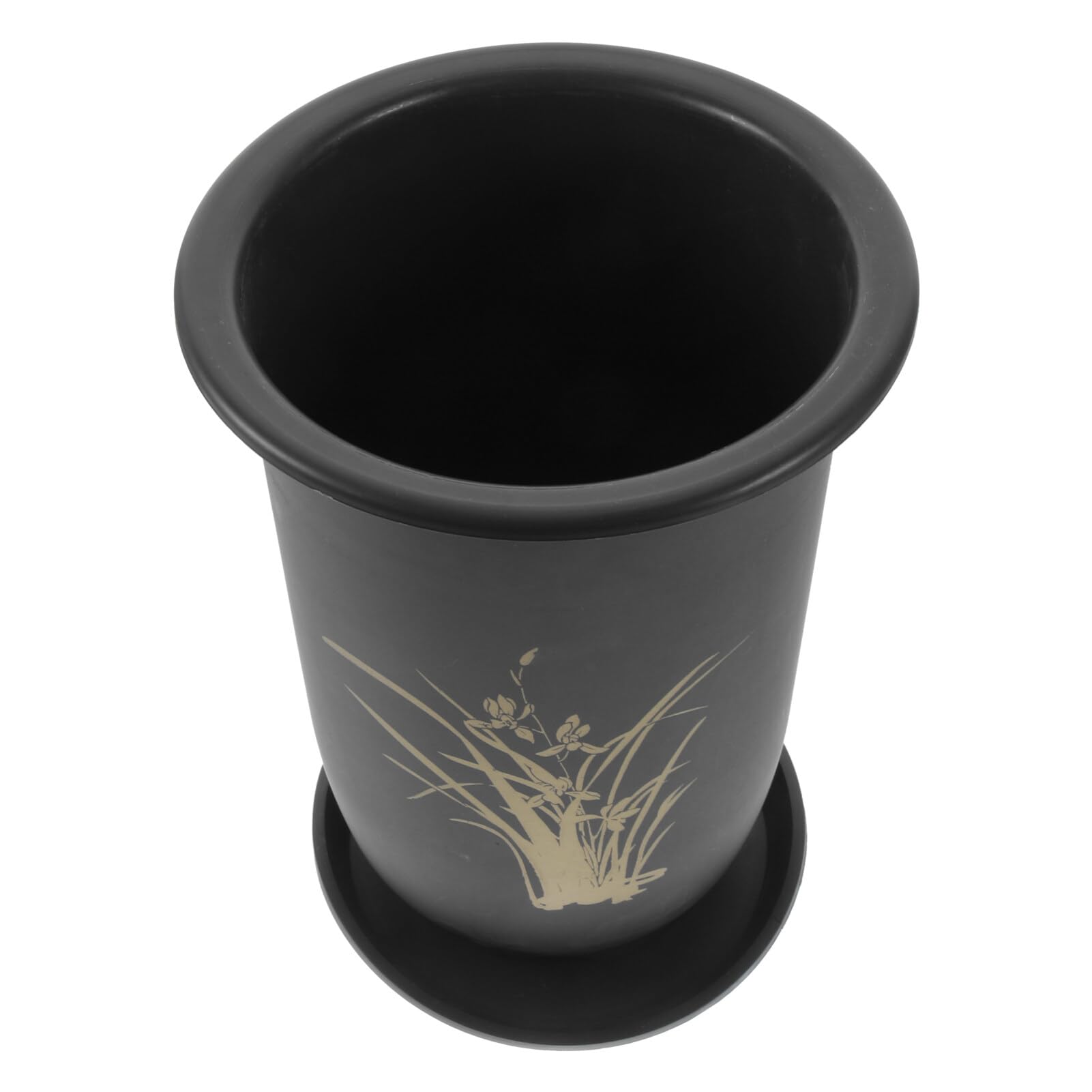1 Set Imitation Purple Sand Flower Pot - Large Tall Planters for Trees, Garden & Office - Outdoor Plastic Planting Pots for Seeding & Decor