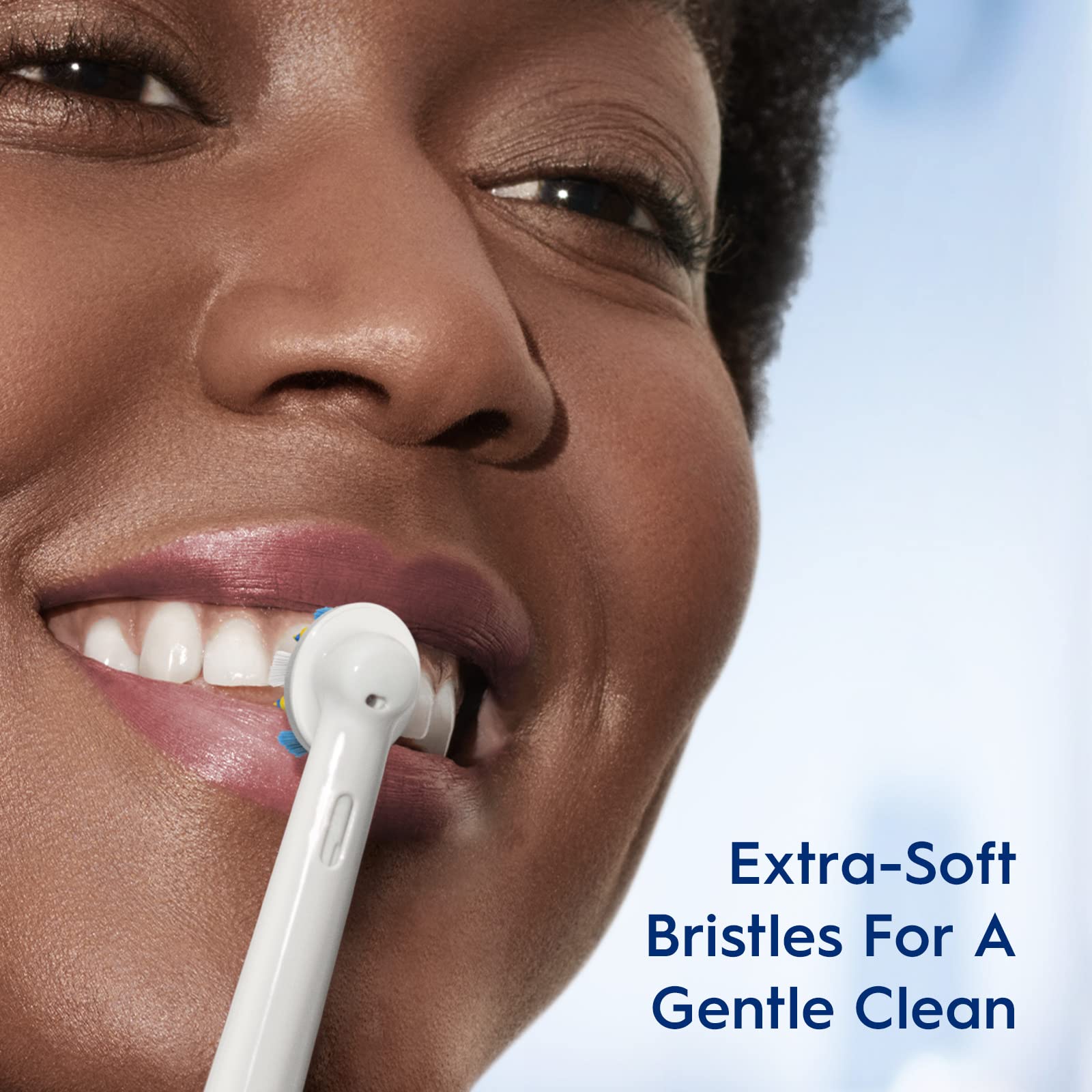 Oral-B Pro 300 Sensitive Clean Rechargeable Electric Toothbrush with 1 Brush Head - Gentle Whitening for Sensitive Teeth - Perfect for Travel & Daily Oral Care (White)