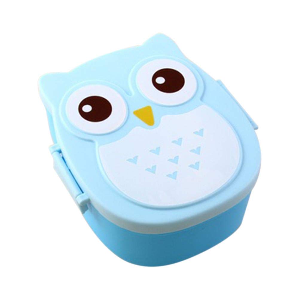 Cute Cartoon Owl Insulated Lunch Box for Kids - Portable & Leak-Proof Bento Box for School, Work & Picnics - Perfect for Healthy Meals On-The-Go