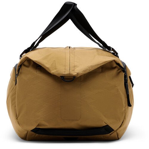 Peak Design Travel Duffel 35L Carry-On Duffel Bag - Waterproof & Durable Coyote Brown Backpack for Adventure Travel, Camping & Outdoor Activities