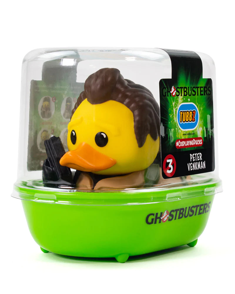 Ghostbusters Peter Venkman TUBBZ Collectible Duck - Funko Pop Style Vinyl Figure for Movie Fans & Collectors - Perfect for Display, Gifts, and Pop Culture Decor