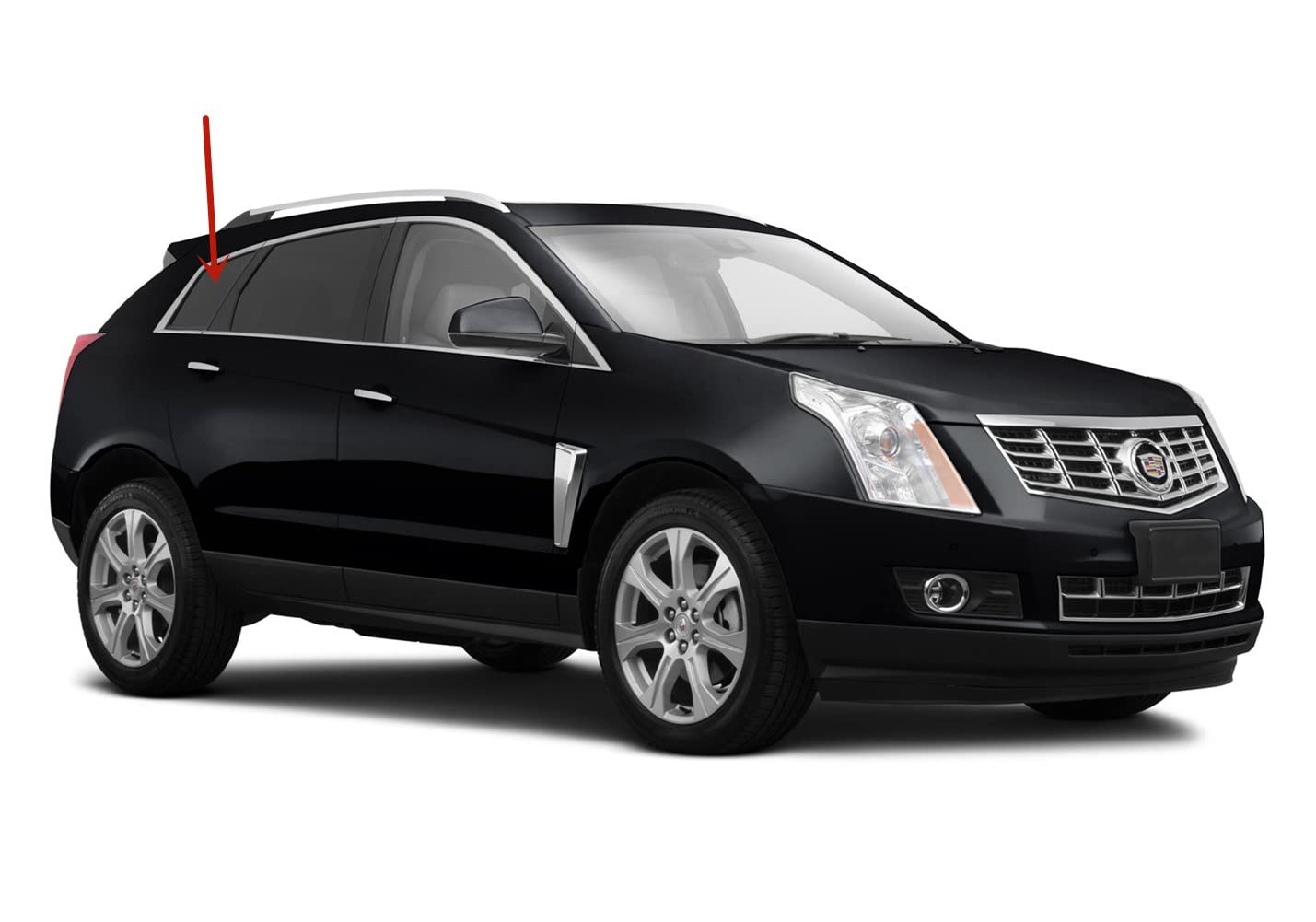 OEM Passenger Right Side Quarter Glass Window Replacement for Cadillac SRX 2010-2016 Models - Perfect Fit, Easy Installation for Side Window Repair