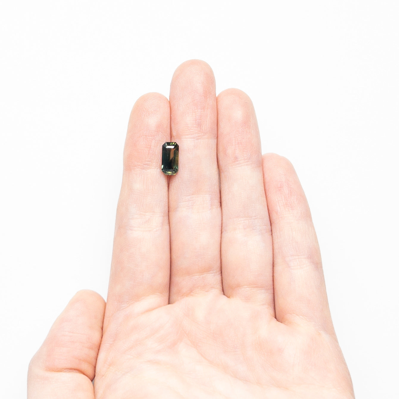 2.41ct Natural Blue Sapphire Gemstone - 9.76x4.94x4.38mm Step Cut Rectangle with Cut Corners for Fine Jewelry Making (23817-04) | Engagement Rings, Pendants & Custom Jewelry Designs