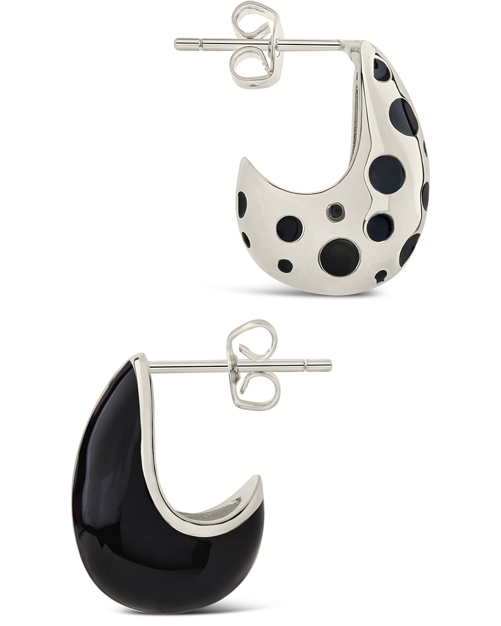 Lisha Enamel Hoop Earrings for Women - Gold & Silver Dangle Earrings for Daily Wear, Party, Wedding & Gift Giving