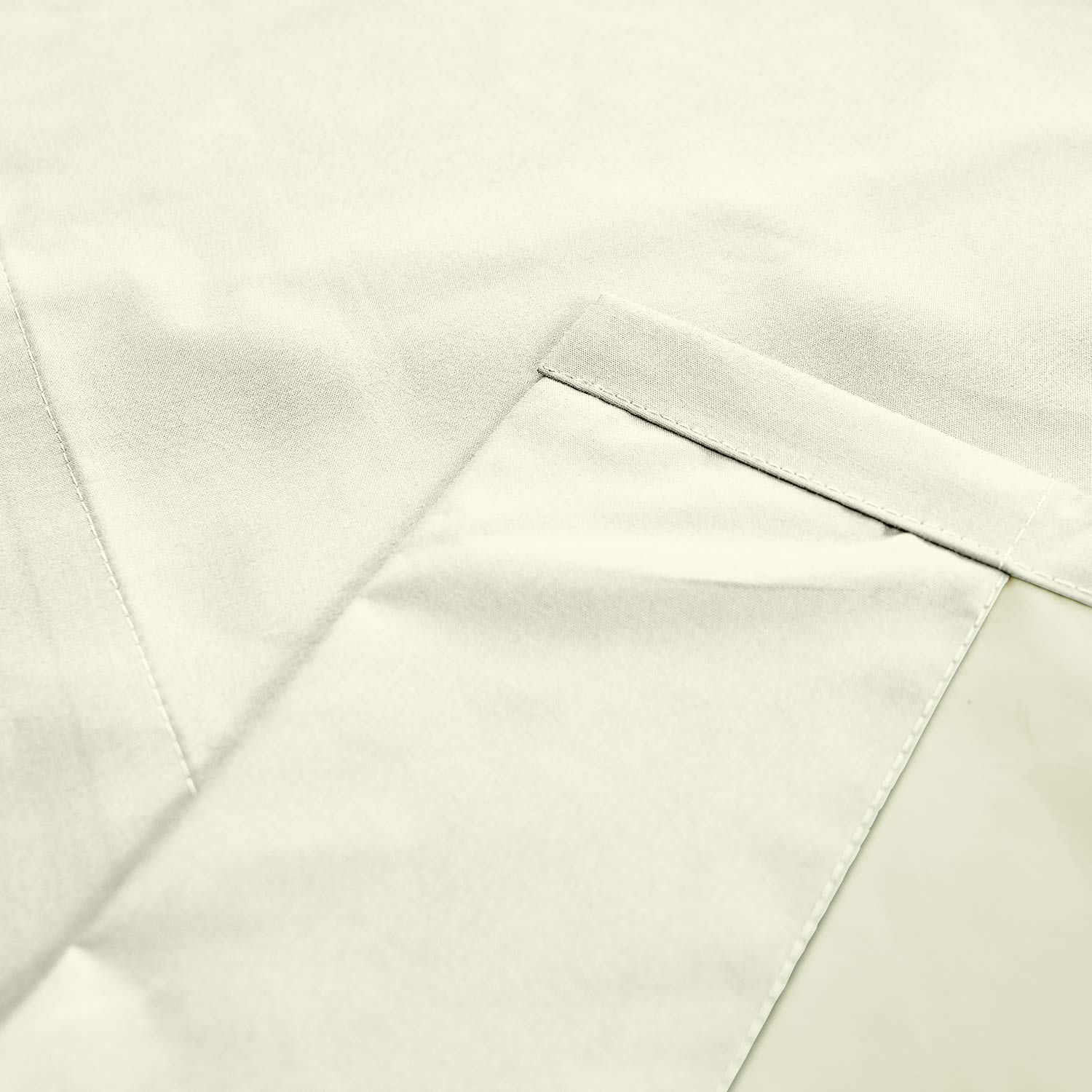 ChadMade Extra Long Blackout Curtains - Thermal Insulated Pinch Pleated Drapes with Foam Coated Liner, Beige Room Darkening Panels for Shift Workers & Light Sleepers | Perfect for Bedrooms, Nurseries & Home Theaters (1 Panel)