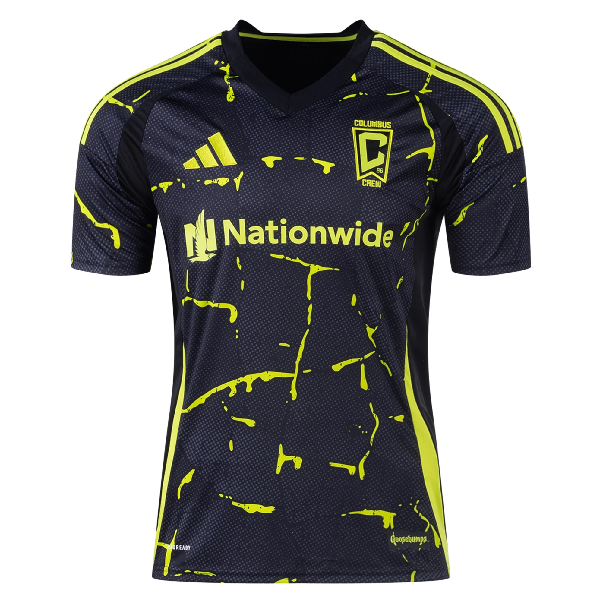Adidas Columbus Crew Ibrahim Aliyu Away Jersey 2025-2026 - Black & Yellow Soccer Shirt for Men | Match Day & Fan Wear | Perfect for Games, Training & Sports Events