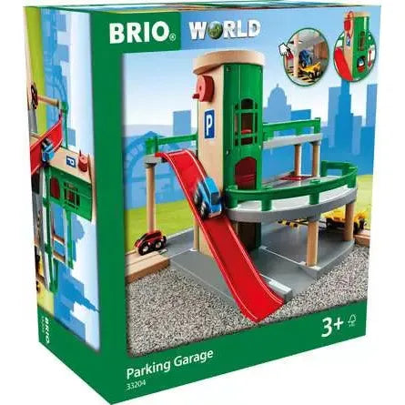 BRIO Wooden Parking Garage Toy for Kids - Interactive Play Set with Elevator & Cars - Perfect for Toddlers & Preschoolers | Pretend Play, Gift Idea, Birthday Present