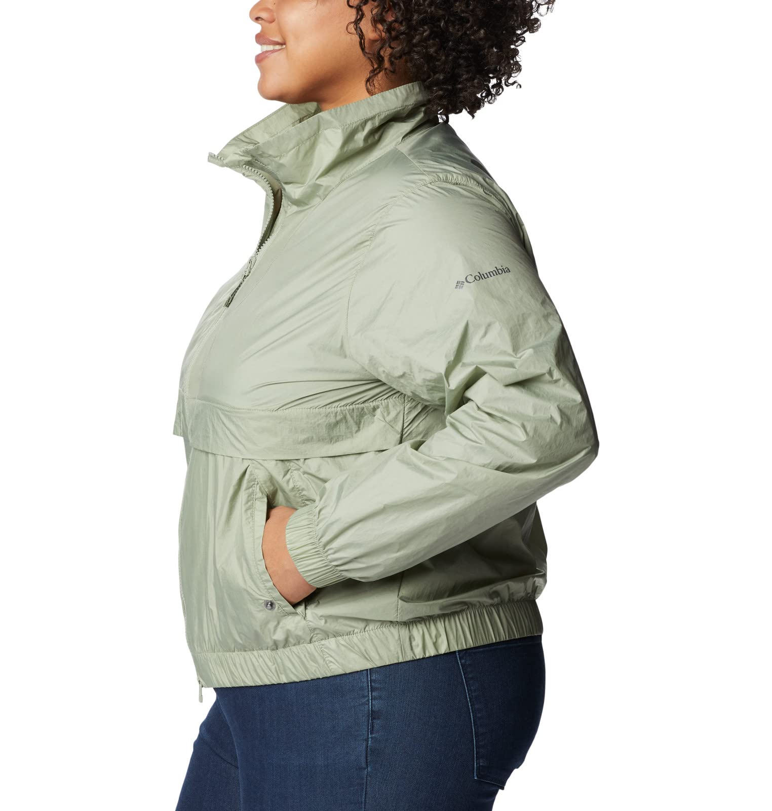 Columbia Women's Sunny City Windbreaker Jacket - Lightweight Water-Resistant Windbreaker for Hiking, Running & Outdoor Activities
