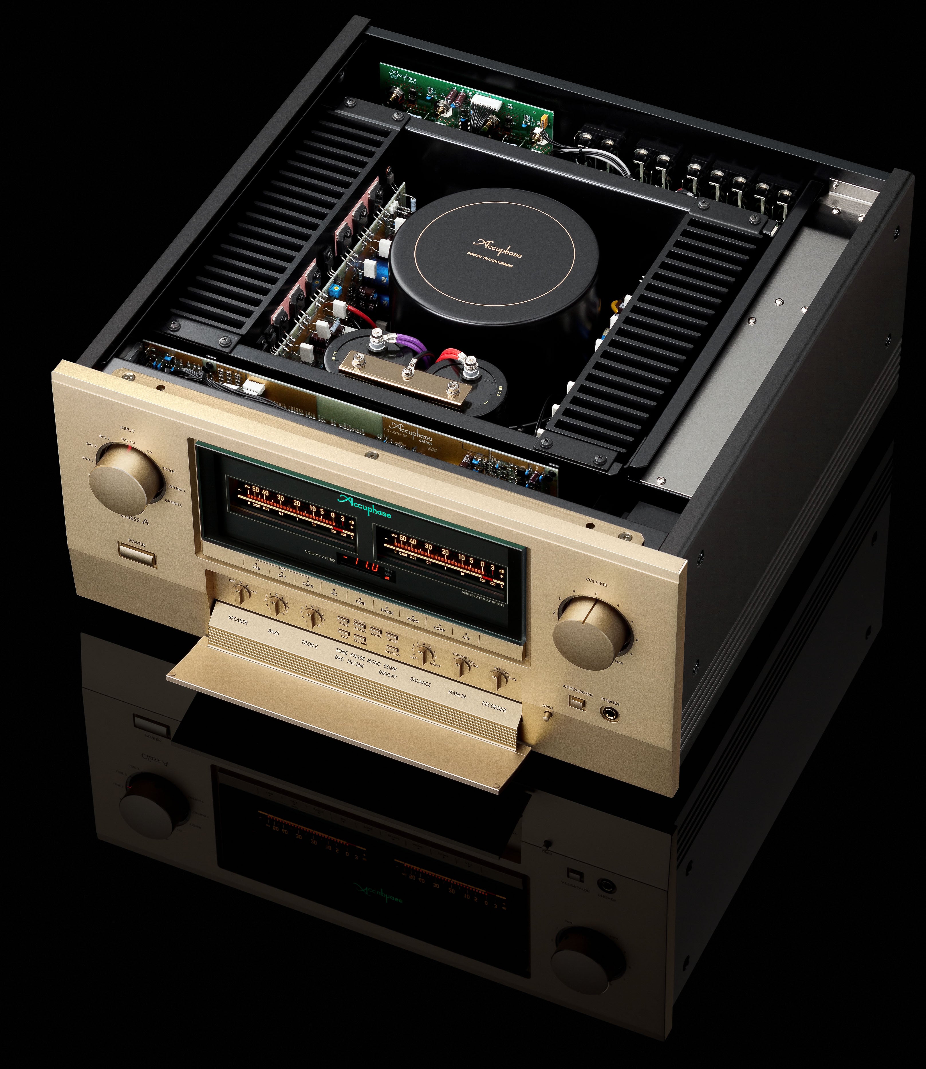 Accuphase E-800 Class A High-End Integrated Stereo Amplifier - Audiophile Home Audio System for Music Listening & Hi-Fi Sound Experience
