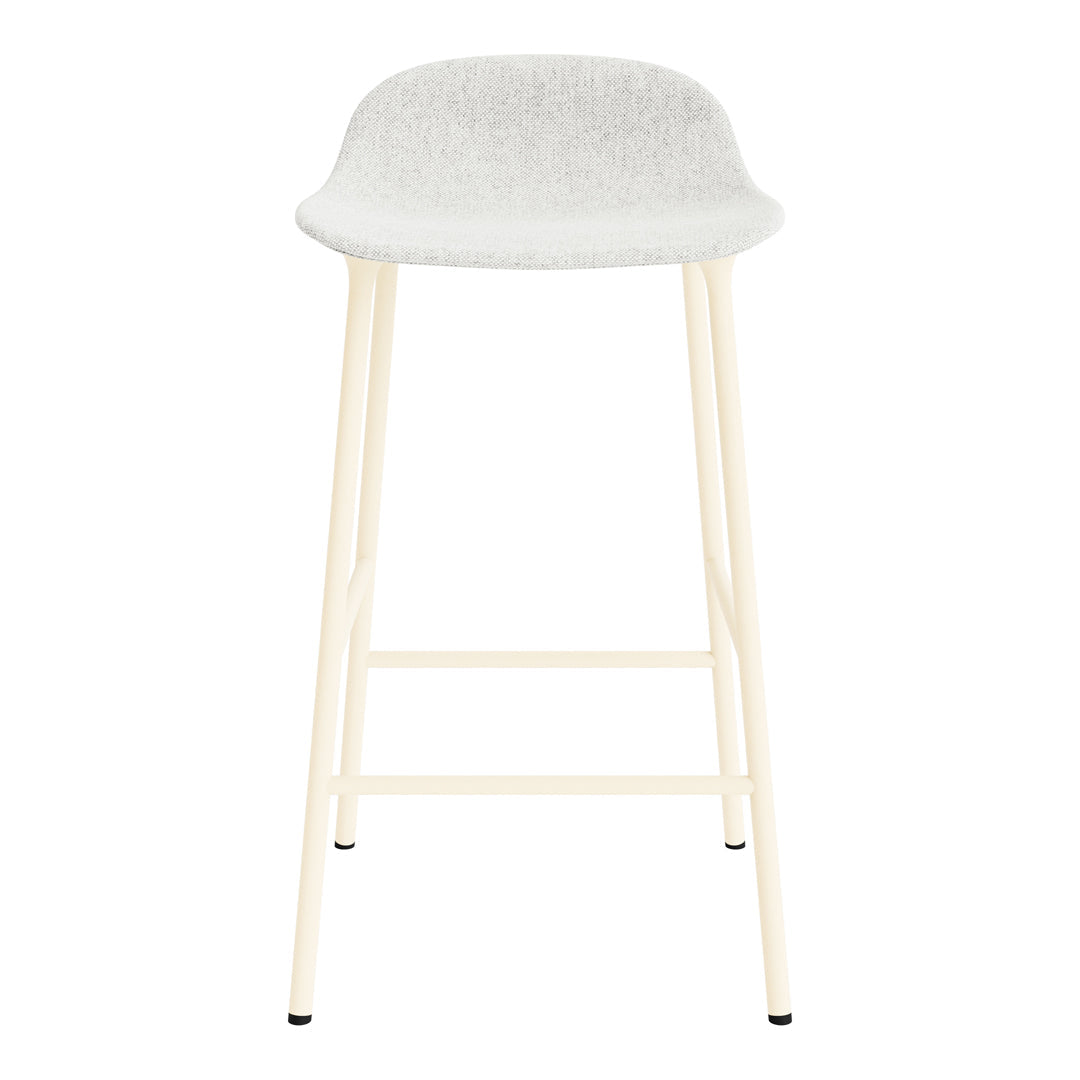 Modern Form Counter Stool with Sturdy Metal Legs & Comfortable Upholstered Seat - Perfect for Kitchen Islands, Breakfast Bars & Home Decor